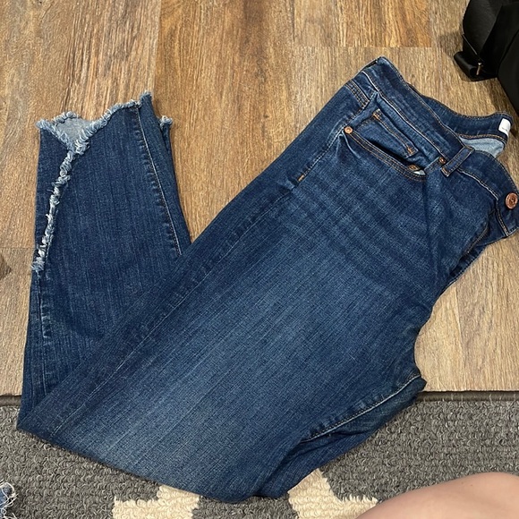Loft tulip hem jeans - Picture 1 of 5